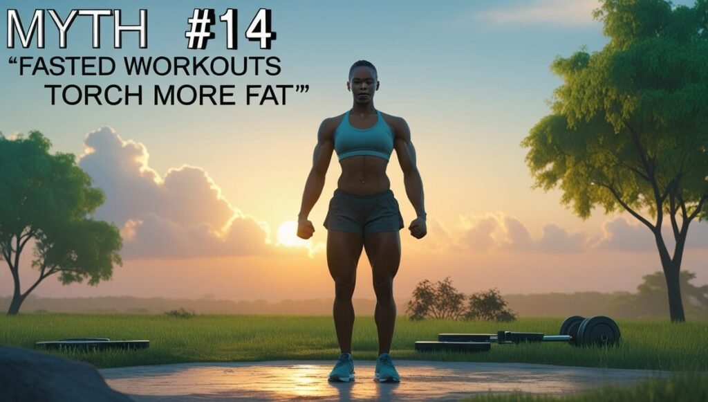 Feeling lost in your workout? 19 Fitness myths explained 6 Myth #14 — “Fasted Workouts Torch More Fat” 🌅