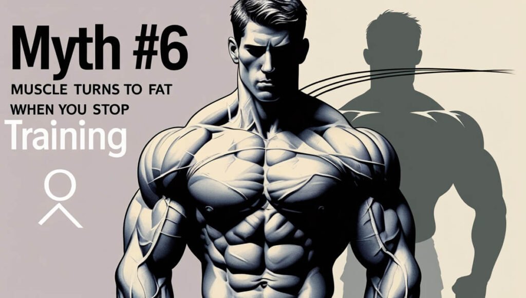 Myth #6 — “Muscle Turns to Fat When You Stop Training” 🔄