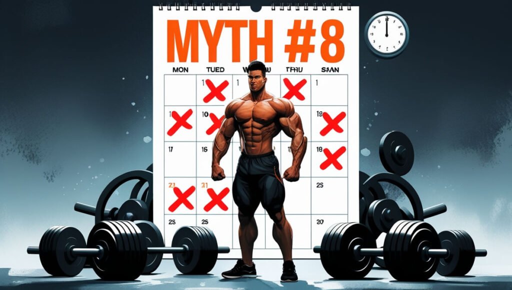 Feeling lost in your workout? 19 Fitness myths explained 12 Myth #8 — “Train Every Day or Lose Gains” 📅