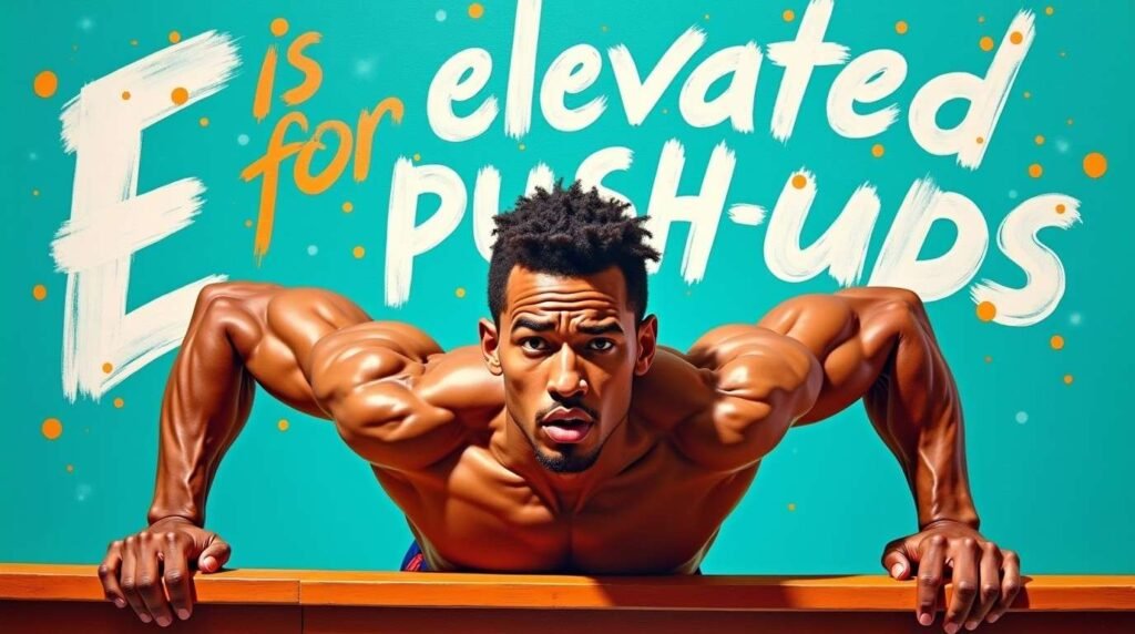 A to Z Workouts: The Ultimate Full-Body Exercise Guide for Arms, Abs, Legs & More 8 E is for Elevated Push-Ups – A to Z Workouts – go4healthnfitness