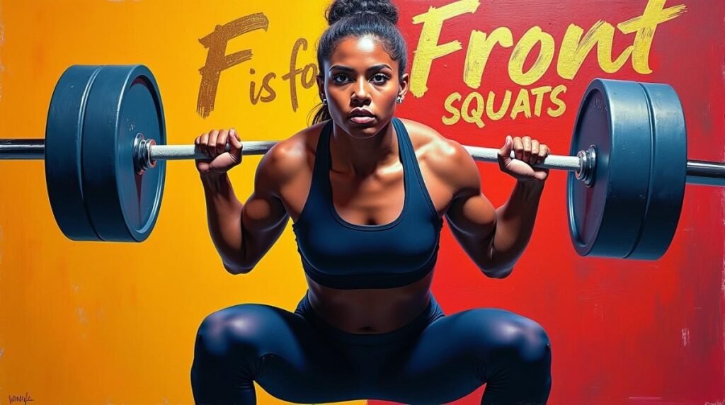 F is for Front Squats – A to Z Workouts – go4healthnfitness