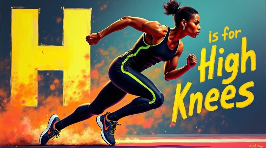 A to Z Workouts: The Ultimate Full-Body Exercise Guide for Arms, Abs, Legs & More 11 H is for High Knees – A to Z Workouts – go4healthnfitness