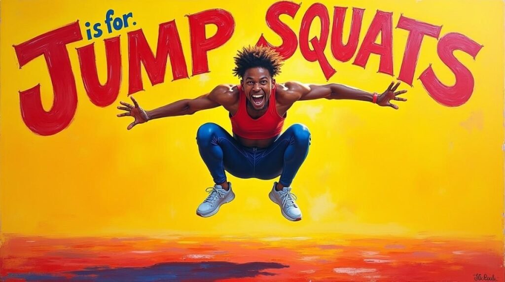 A to Z Workouts: The Ultimate Full-Body Exercise Guide for Arms, Abs, Legs & More 13 J is for Jump Squats – A to Z Workouts – go4healthnfitness