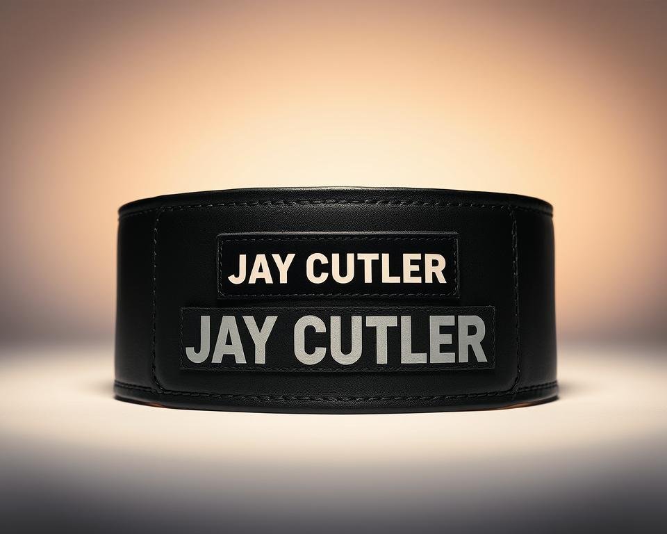 Jay Cutler weight lifting belt