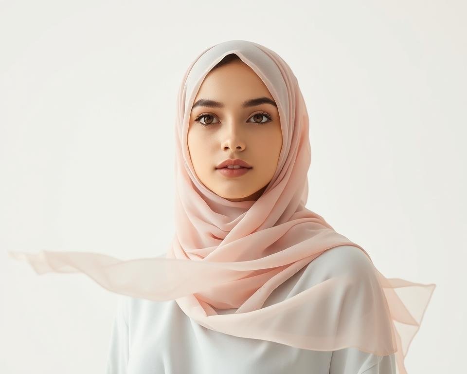 Lightweight chiffon hijab (Optional Fitness/Modest Clothing)