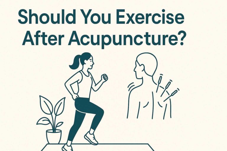 Can You Exercise After Acupuncture? When to Rest or Train 1 Gym After Acupuncture? Safe Recovery Tips from Experts