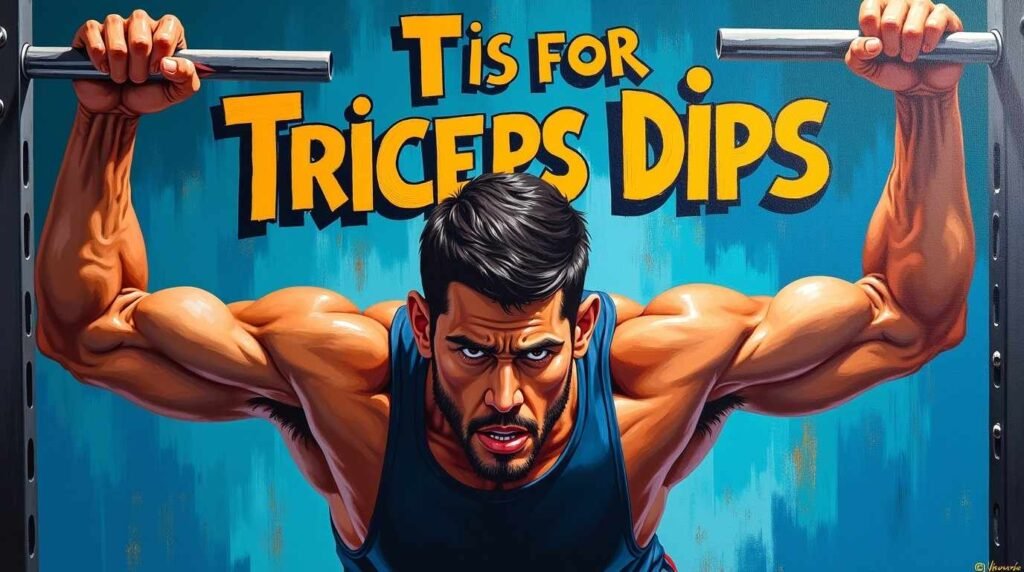 T is for Triceps Dips – A to Z Workouts – go4healthnfitness