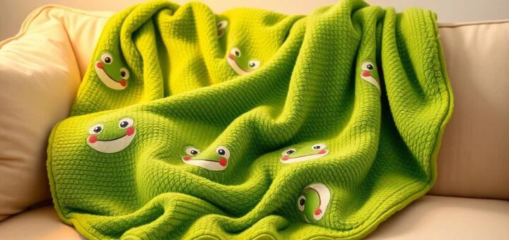 Frog weighted blanket