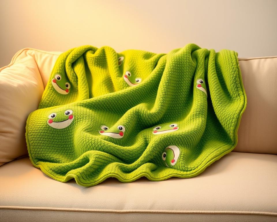 Frog weighted blanket