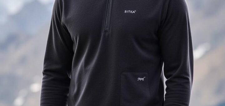 Sitka merino core lightweight half zip