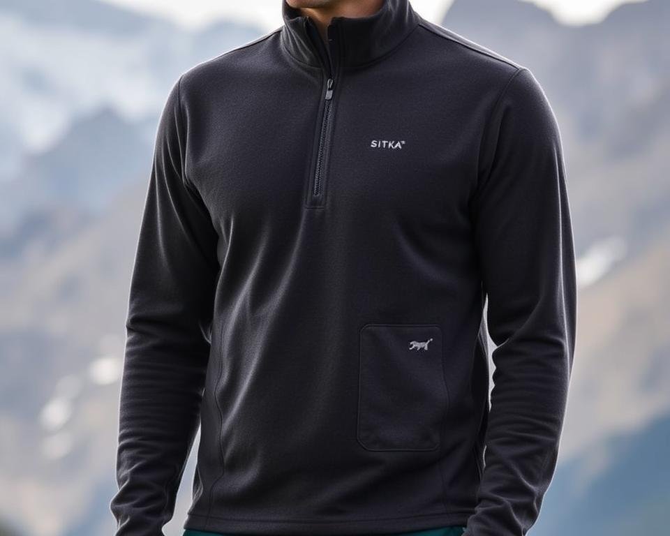 Sitka merino core lightweight half zip
