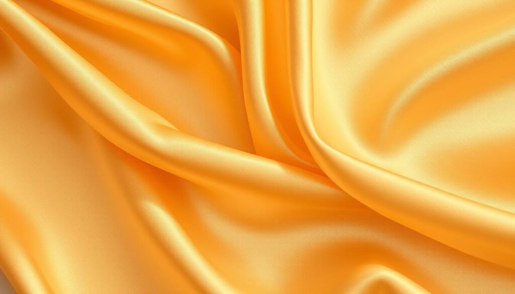A close-up photograph of a lustrous, golden-hued mulberry silk fabric. The silky strands glisten under soft, diffused lighting, accentuating their delicate, silky-smooth texture. The fabric appears weightless and gossamer-like, cascading gracefully in gentle folds. The background is a minimalist, neutral-toned setting, allowing the exquisite silk material to be the focal point. The overall mood is one of refined elegance and luxurious simplicity, perfectly capturing the essence of high-quality silk and its superior qualities for skin care applications. A close-up photograph of a lustrous, golden-hued mulberry silk fabric. The silky strands glisten under soft, diffused lighting, accentuating their delicate, silky-smooth texture. The fabric appears weightless and gossamer-like, cascading gracefully in gentle folds. The background is a minimalist, neutral-toned setting, allowing the exquisite silk material to be the focal point. The overall mood is one of refined elegance and luxurious simplicity, perfectly capturing the essence of high-quality silk and its superior qualities for skin care applications.