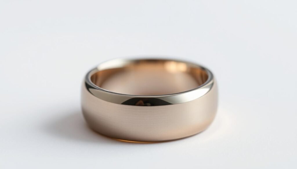 A high-quality close-up shot of the Oura Ring, showcasing its sleek, modern design and premium build quality. The ring is illuminated by soft, diffused lighting, highlighting its polished metal finish and subtle engraved details. The image is framed to emphasize the ring's size, weight, and heft, conveying a sense of its substantial and durable construction. The background is a minimalist, clean palette that allows the ring to be the central focus, drawing the viewer's attention to its price point and the value proposition it represents for health-conscious consumers.