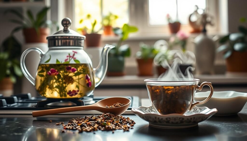 brewing water tea brewing water tea