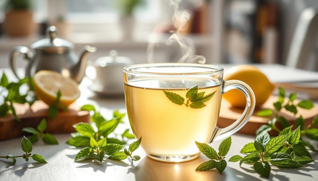 lemon balm tea lemon balm tea