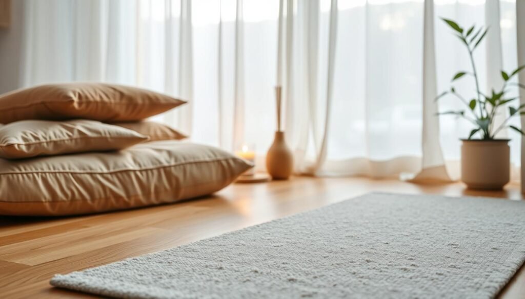 setting up your space comfort stillness