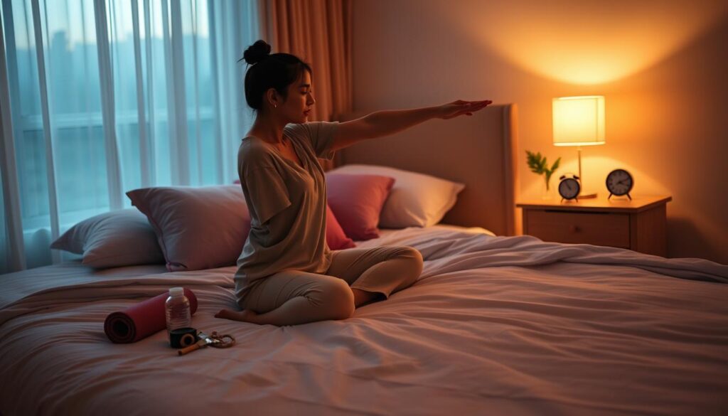 stretches bed stretches bed