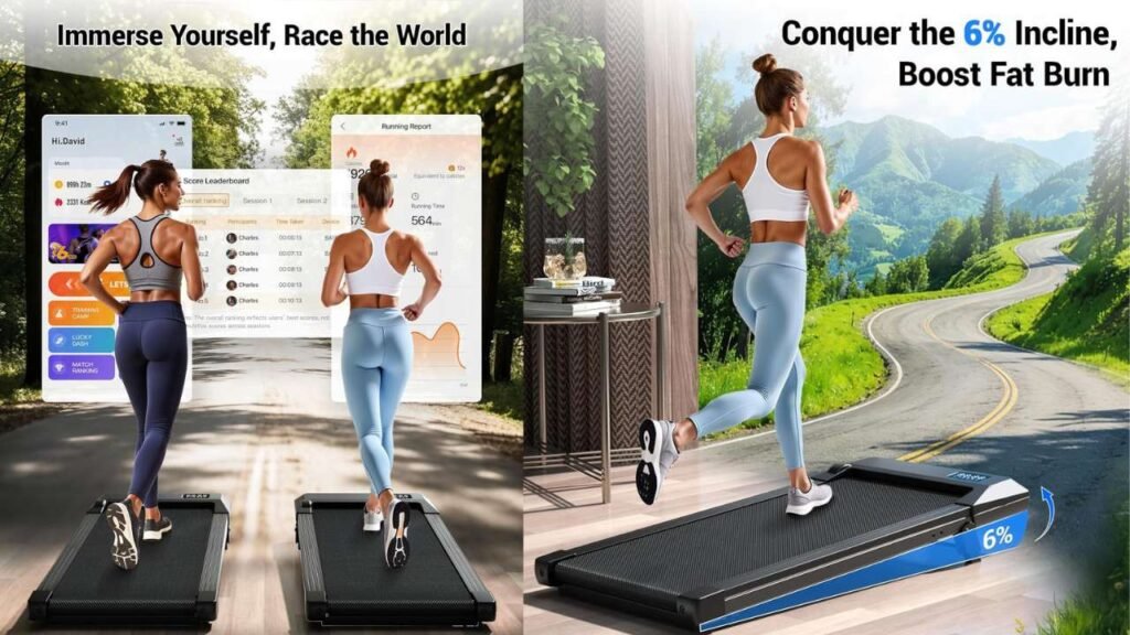 Best Walking Pad Models Compared 7 DeerRun Walking Pad with 12% Auto Incline